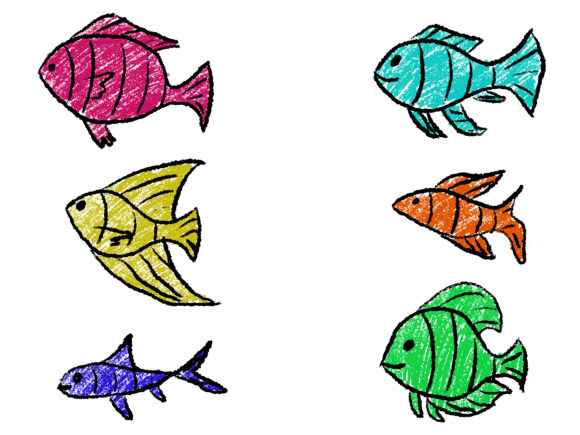 Animal Fish Crayon: A Splash of Creative Energy for Your Projects
