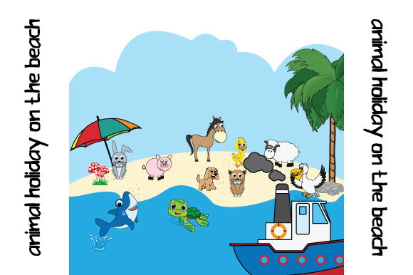Animal Holiday on the Beach: A Font That Captures Coastal Charm