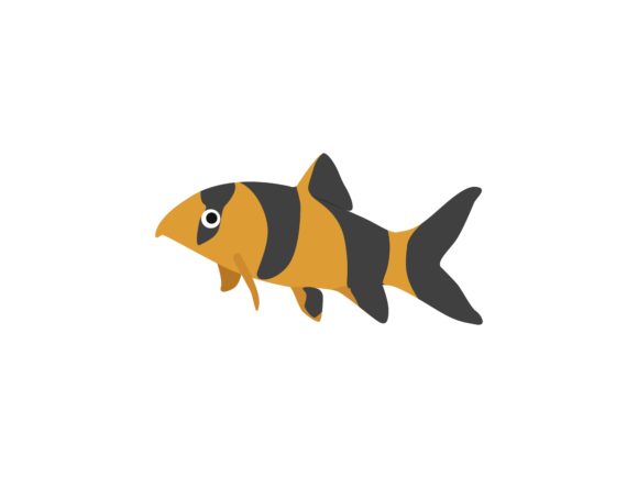 Botia Fish Animal: A Lively Illustration for Creative Projects