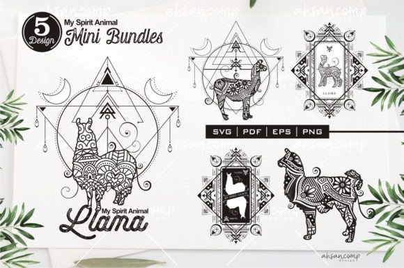 Llama Mandala: A Spirit Animal for Your Brand Identity