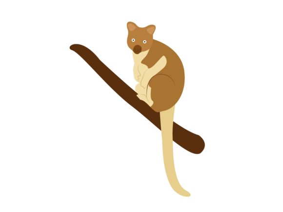 The Unique Appeal of Tree Kangaroo Face Left Animal